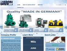 Tablet Screenshot of elbaron-group.com